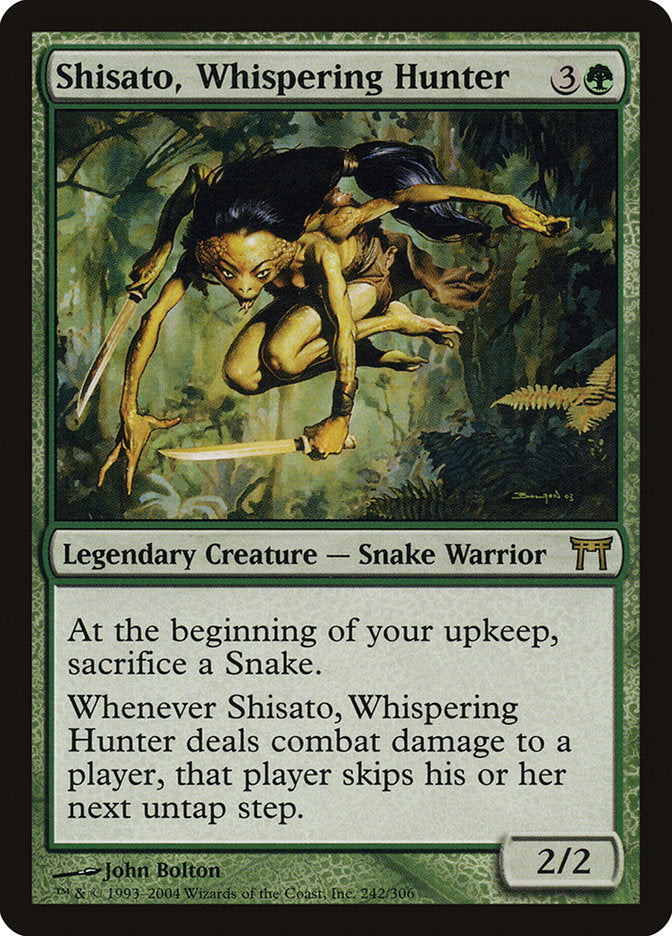 Shisato, Whispering Hunter [Champions of Kamigawa] | The CG Realm