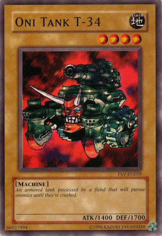 Oni Tank T-34 [PSV-EN059] Common | The CG Realm