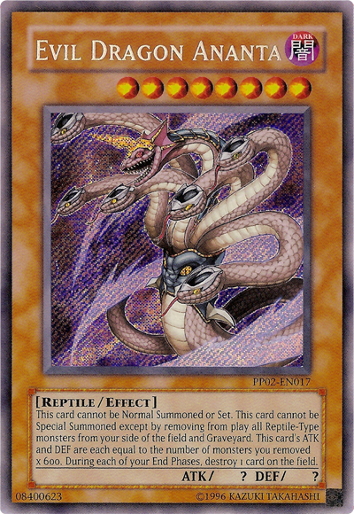 Evil Dragon Ananta [PP02-EN017] Secret Rare | The CG Realm