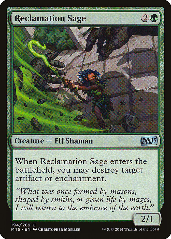 Reclamation Sage [Magic 2015] | The CG Realm