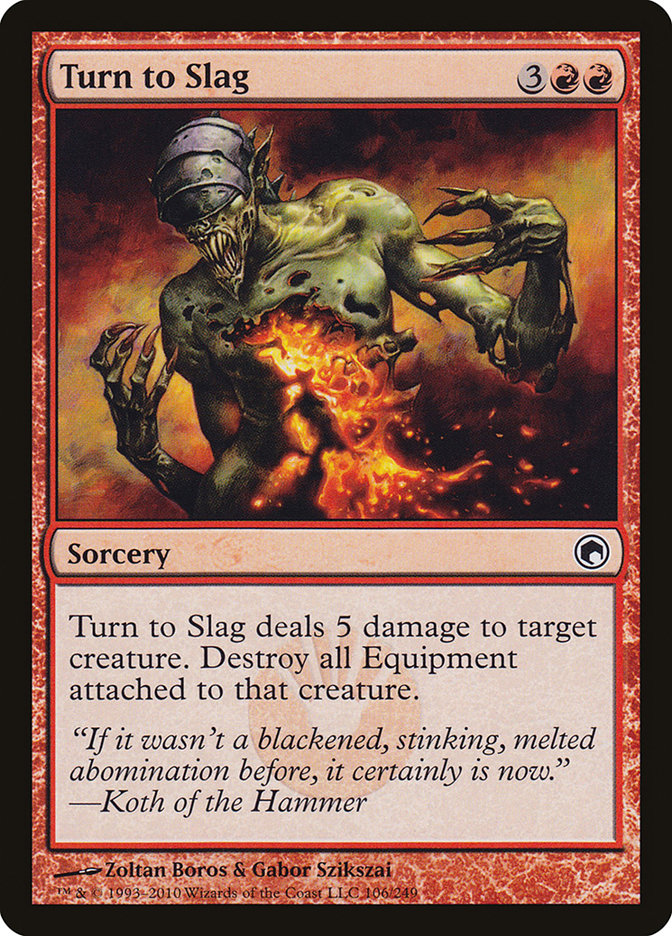 Turn to Slag [Scars of Mirrodin] | The CG Realm