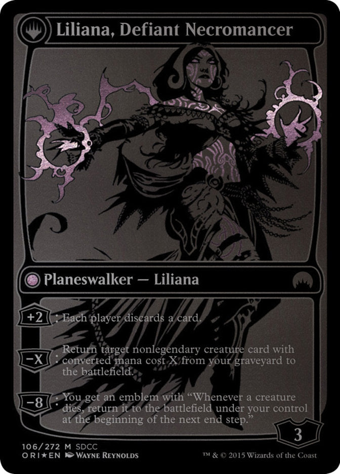 Liliana, Heretical Healer // Liliana, Defiant Necromancer [San Diego Comic-Con 2015] | The CG Realm