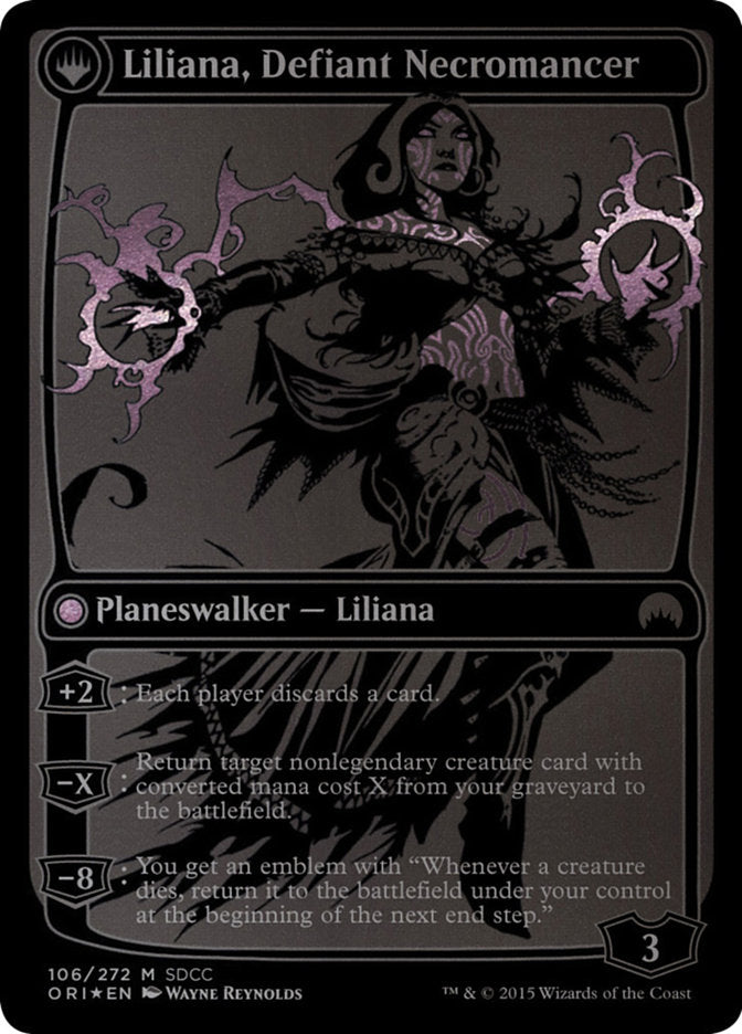 Liliana, Heretical Healer (SDCC 2015 Exclusive) (MEDIA-106) - San Diego Comic-Con 2015: (originpwdfc) Foil