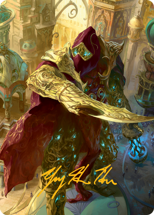 Baral, Chief of Compliance Art Card (Gold-Stamped Signature) [March of the Machine Art Series] | The CG Realm