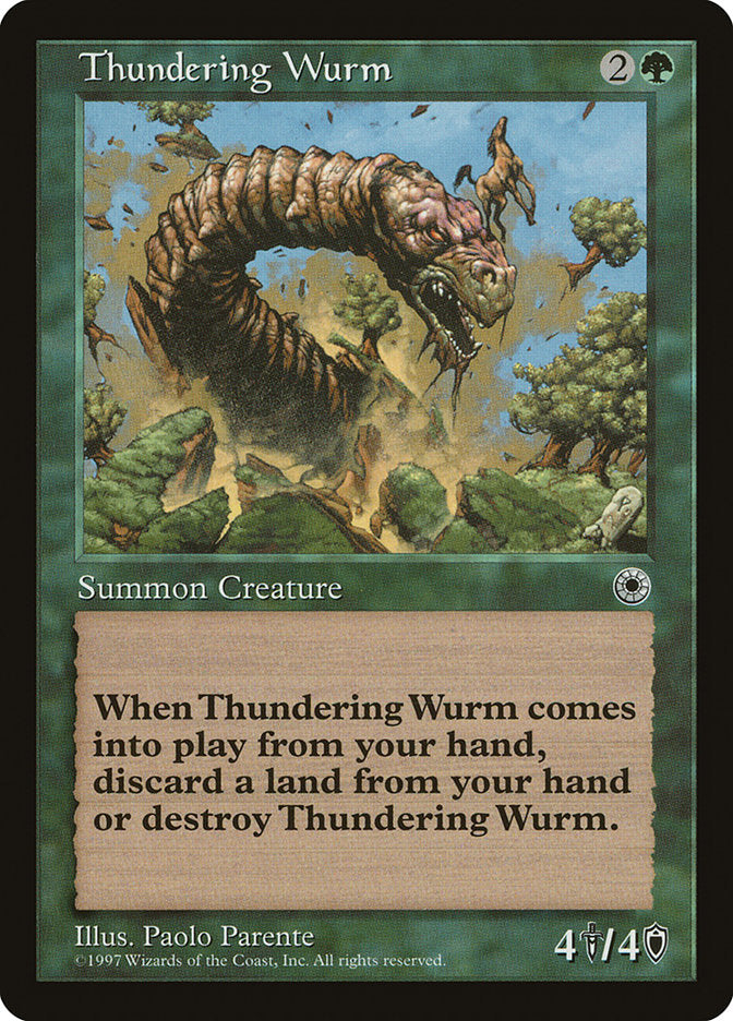 Thundering Wurm [Portal] | The CG Realm