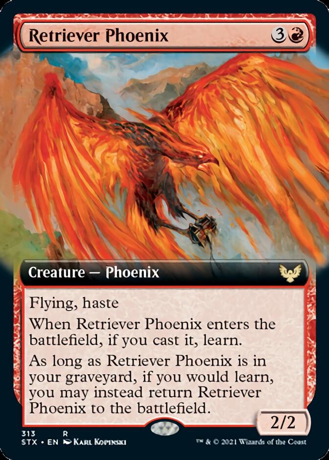 Retriever Phoenix (Extended Art) [Strixhaven: School of Mages] | The CG Realm