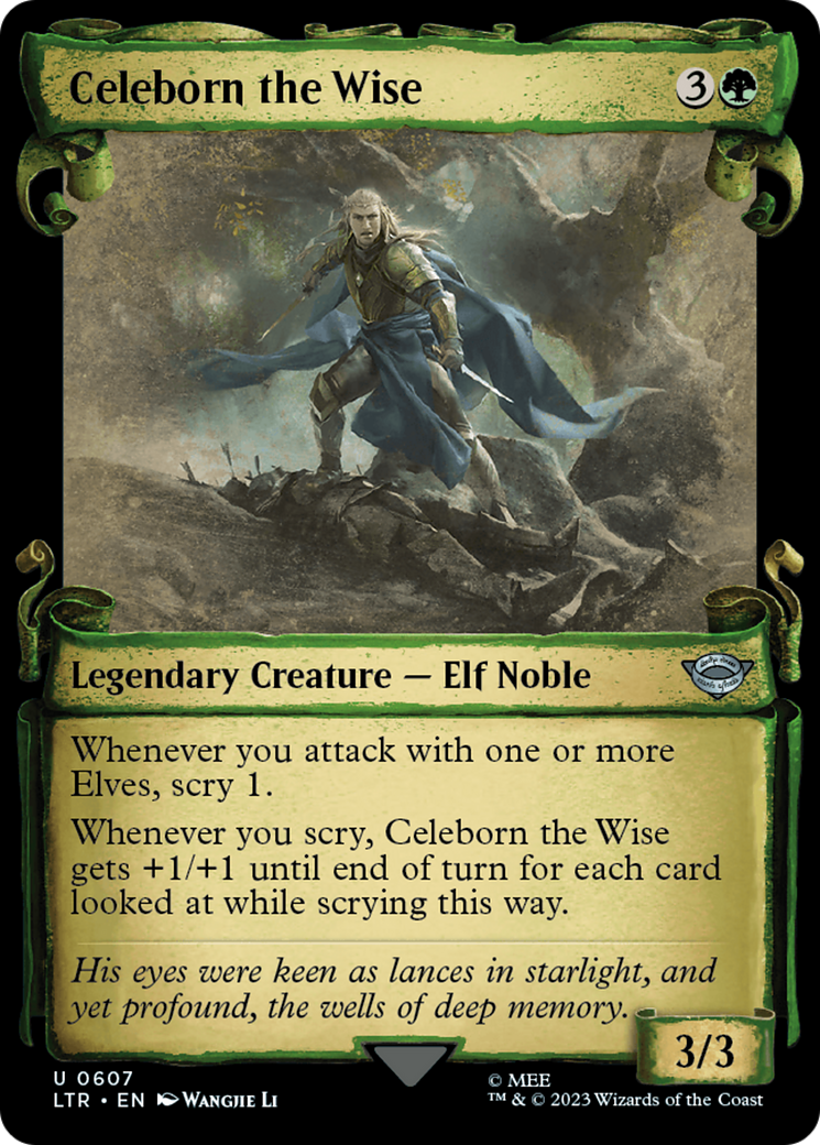 Celeborn the Wise [The Lord of the Rings: Tales of Middle-Earth Showcase Scrolls] | The CG Realm
