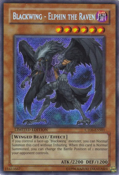 Blackwing - Elphin the Raven [CT06-ENS01] Secret Rare | The CG Realm