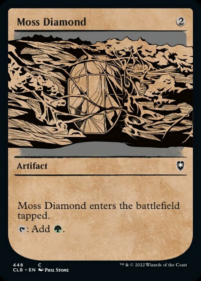 Moss Diamond (Showcase) [Commander Legends: Battle for Baldur's Gate] | The CG Realm