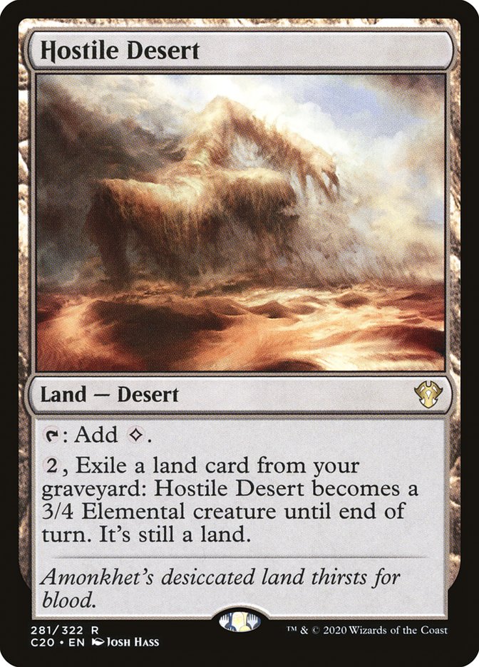 Hostile Desert [Commander 2020] | The CG Realm