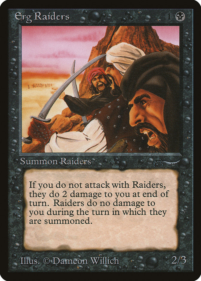 Erg Raiders (Dark Mana Cost) [Arabian Nights] | The CG Realm