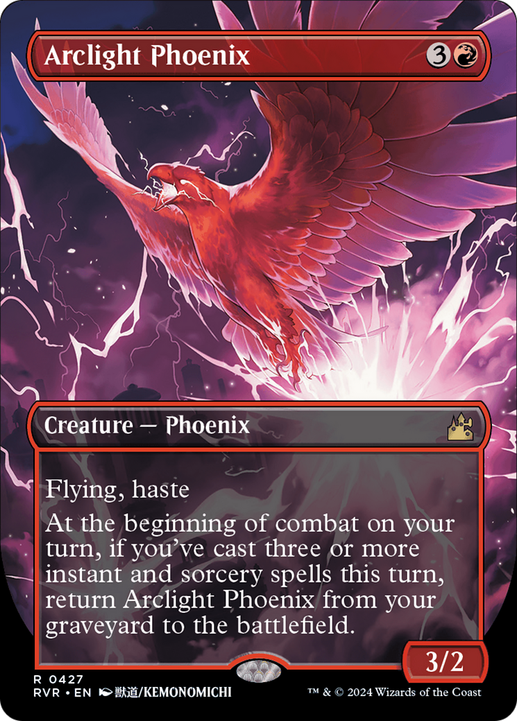 Arclight Phoenix (Anime Borderless) [Ravnica Remastered] | The CG Realm