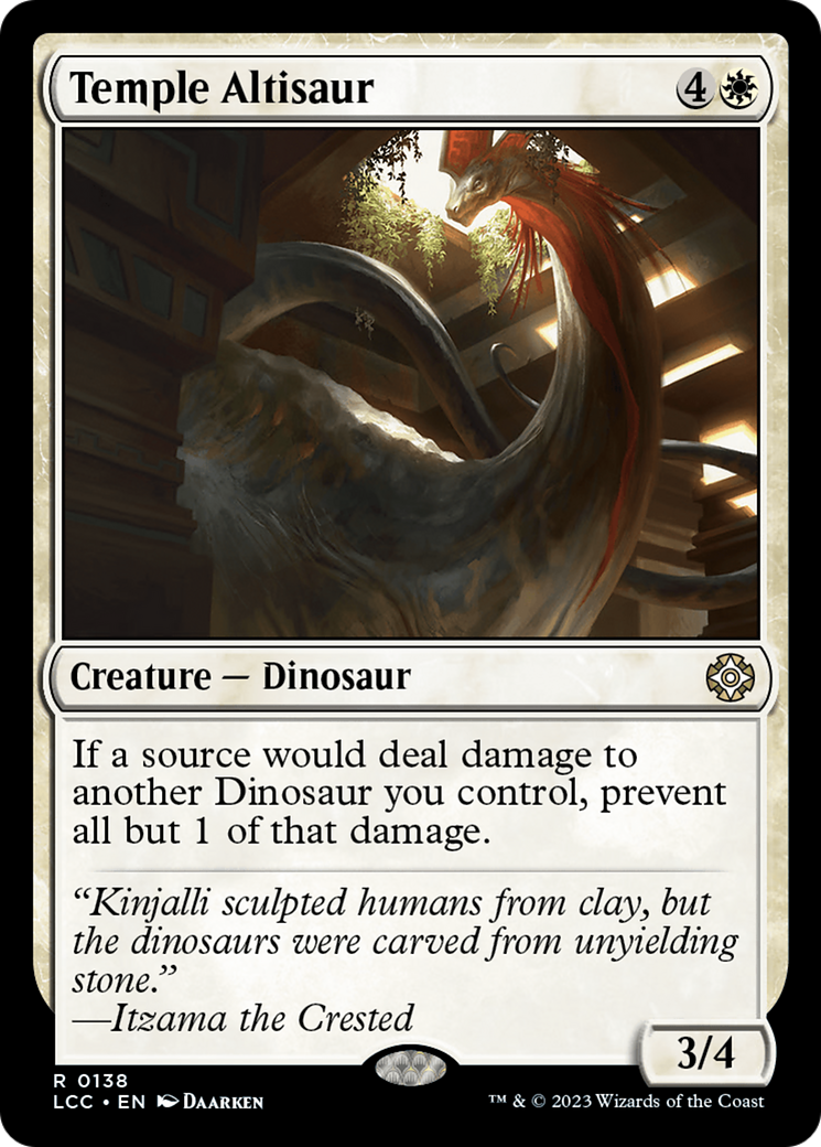 Temple Altisaur [The Lost Caverns of Ixalan Commander] | The CG Realm