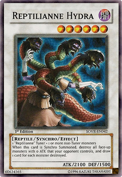 Reptilianne Hydra [SOVR-EN042] Super Rare | The CG Realm