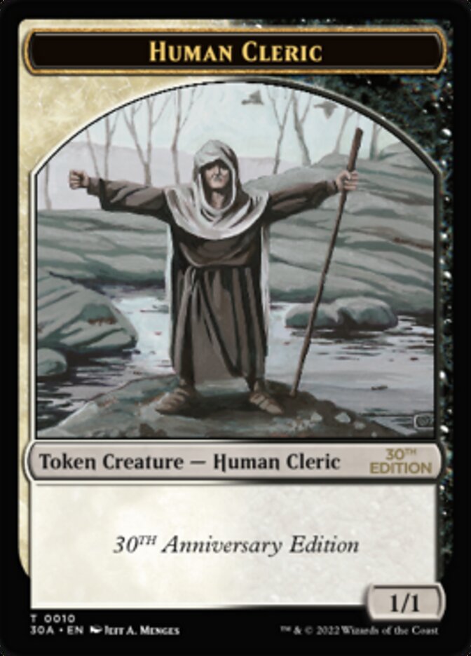 Human Cleric Token [30th Anniversary Tokens] | The CG Realm
