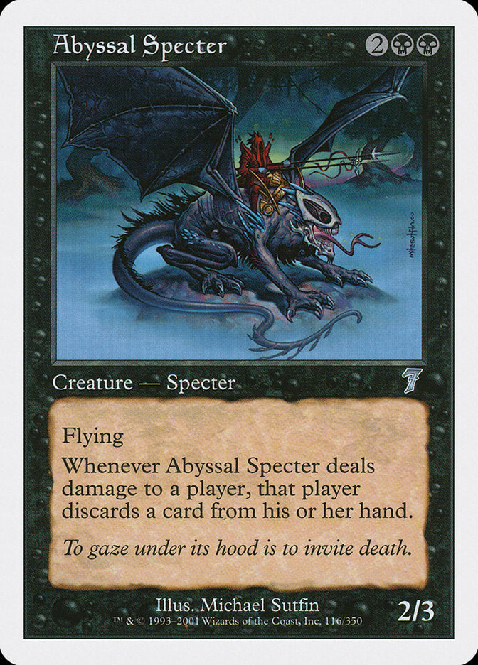 Abyssal Specter [Seventh Edition] | The CG Realm