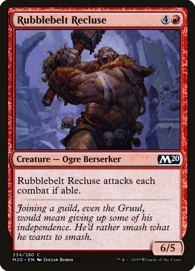 Rubblebelt Recluse [Core Set 2020] | The CG Realm