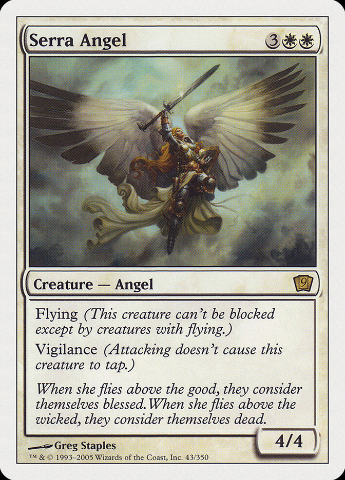 Serra Angel [Ninth Edition] | The CG Realm
