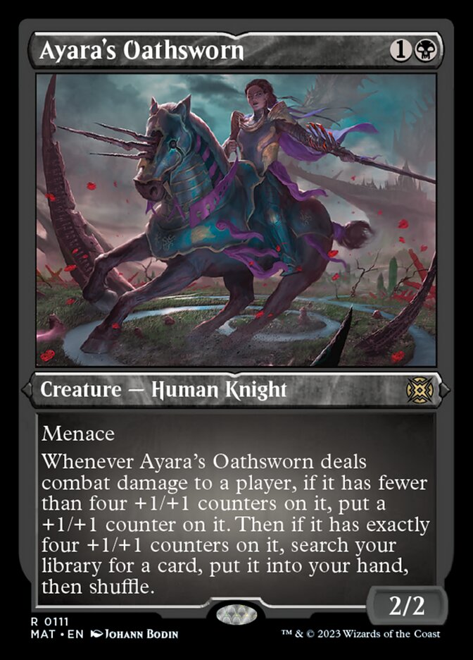 Ayara's Oathsworn (Foil Etched) [March of the Machine: The Aftermath] | The CG Realm