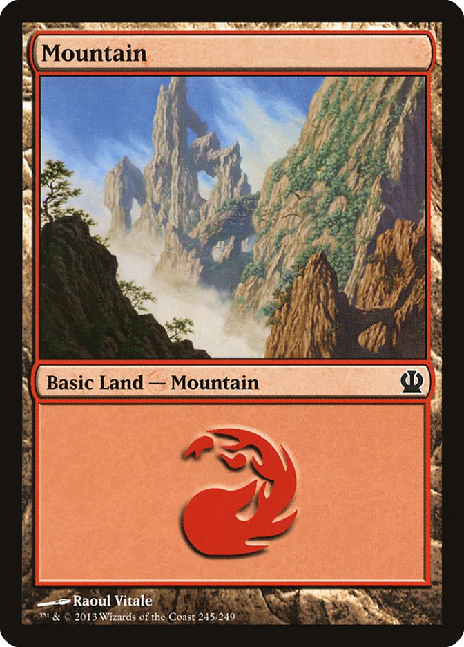 Mountain (245) [Theros] | The CG Realm