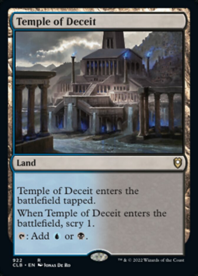 Temple of Deceit [Commander Legends: Battle for Baldur's Gate] | The CG Realm