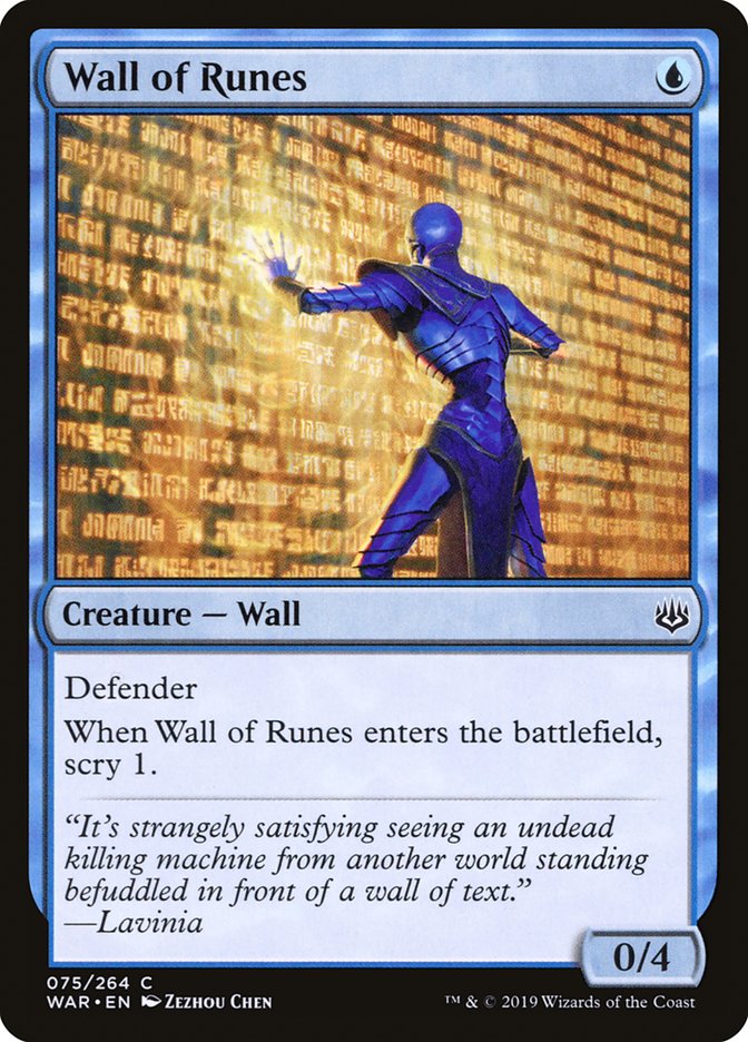 Wall of Runes [War of the Spark] | The CG Realm