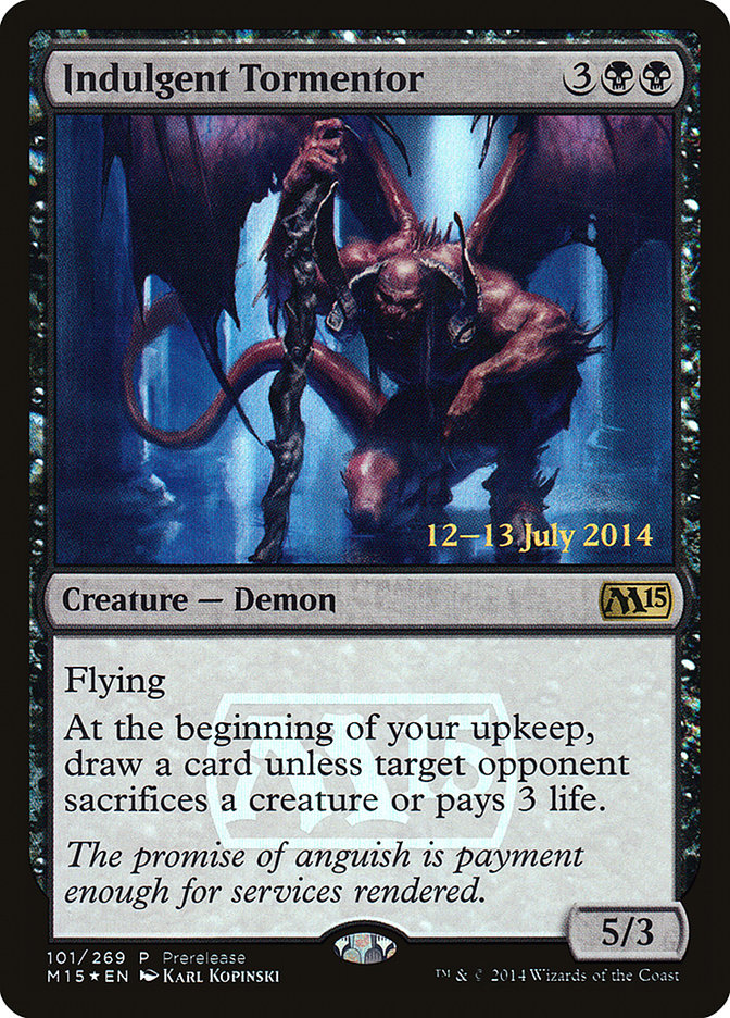 Indulgent Tormentor [Magic 2015 Prerelease Promos] | The CG Realm