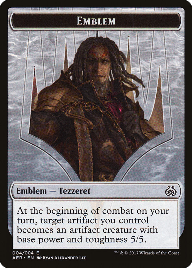 Tezzeret the Schemer Emblem [Aether Revolt Tokens] | The CG Realm