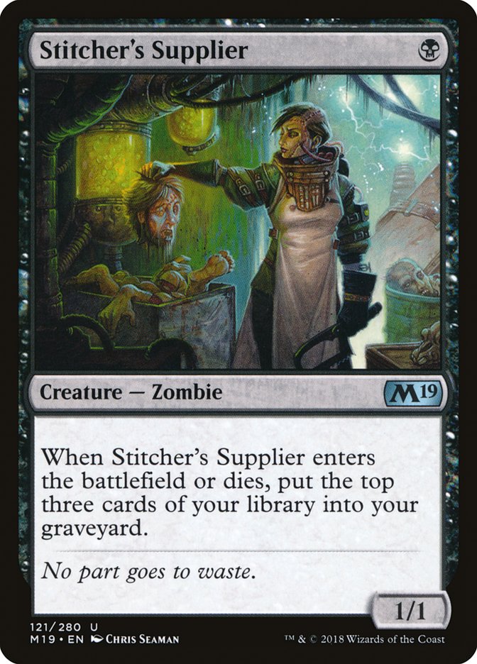 Stitcher's Supplier [Core Set 2019] | The CG Realm