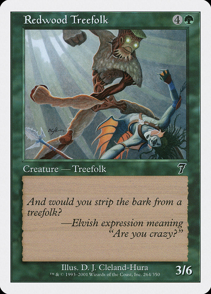 Redwood Treefolk [Seventh Edition] | The CG Realm