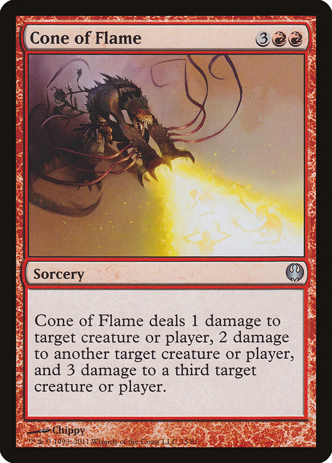Cone of Flame [Duel Decks: Knights vs. Dragons] | The CG Realm