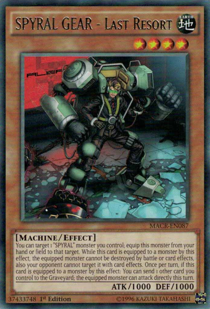 SPYRAL GEAR - Last Resort [MACR-EN087] Rare | The CG Realm