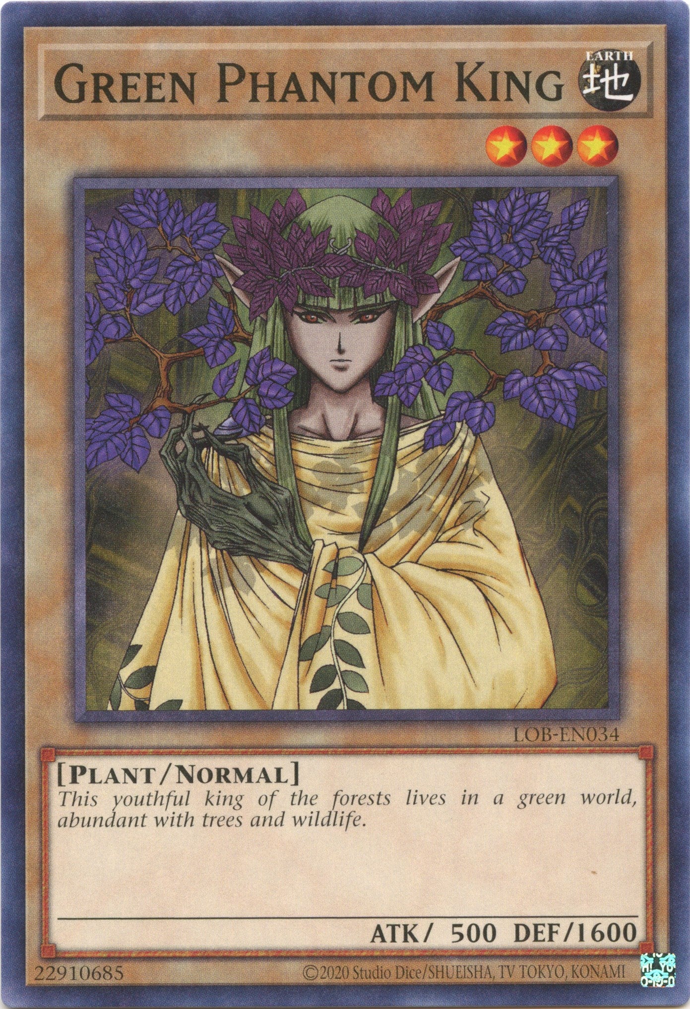 Green Phantom King (25th Anniversary) [LOB-EN034] Common | The CG Realm