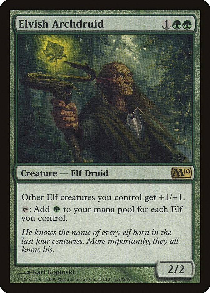 Elvish Archdruid [Magic 2010] | The CG Realm