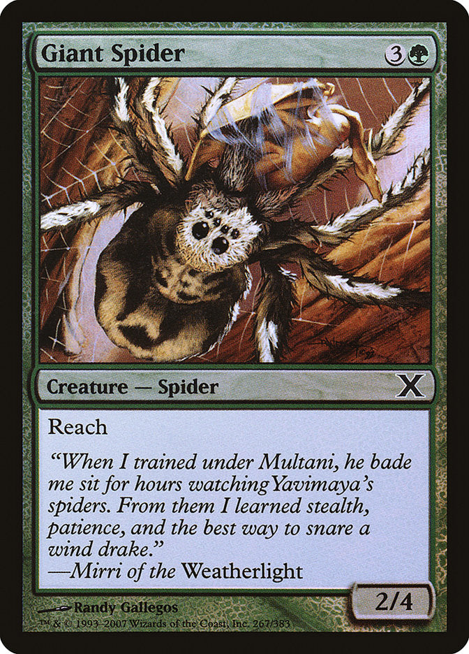 Giant Spider (Premium Foil) [Tenth Edition] | The CG Realm