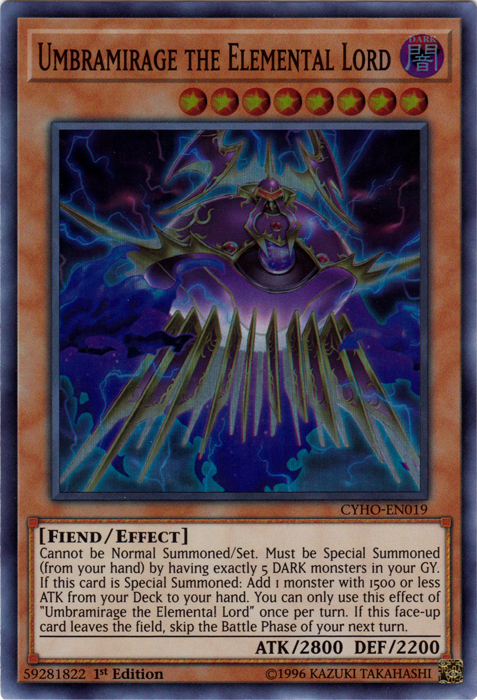 Umbramirage the Elemental Lord [CYHO-EN019] Super Rare | The CG Realm