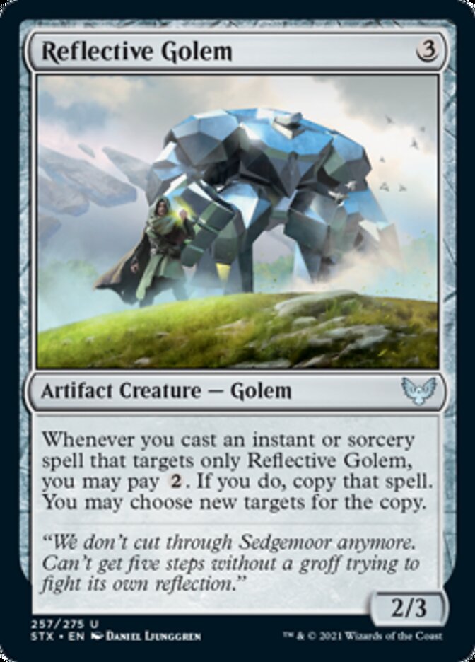 Reflective Golem [Strixhaven: School of Mages] | The CG Realm