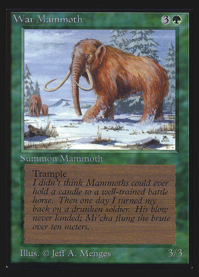 War Mammoth [International Collectors' Edition] | The CG Realm