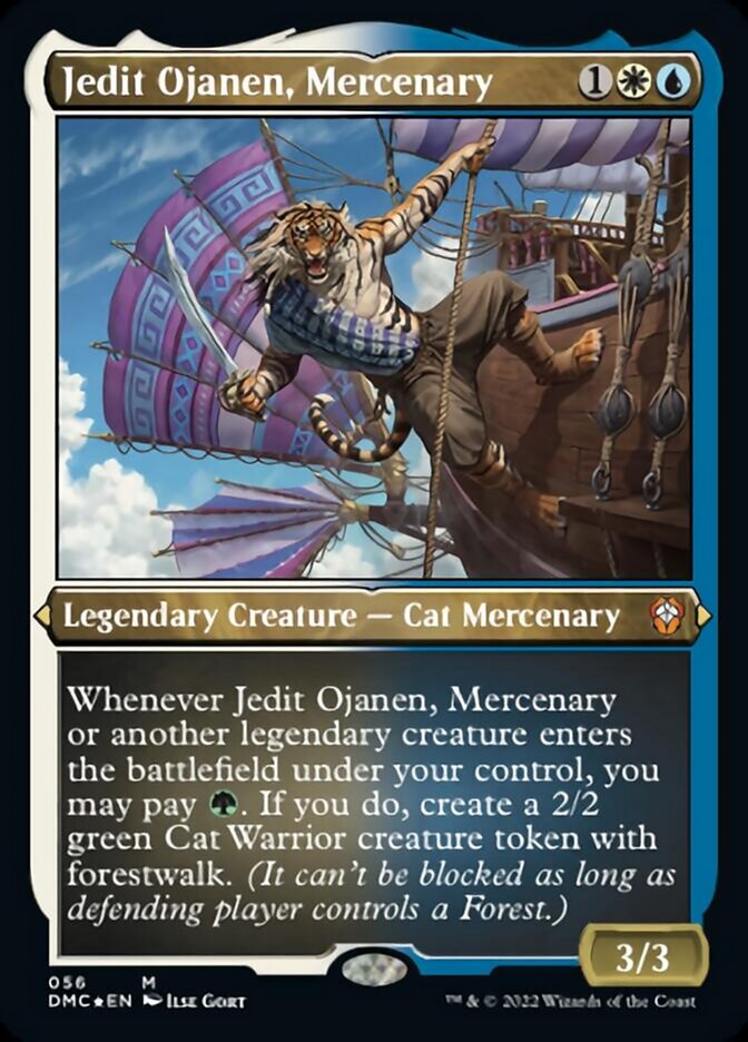 Jedit Ojanen, Mercenary (Foil Etched) [Dominaria United Commander] | The CG Realm