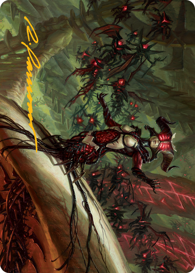 Sheoldred Art Card (Gold-Stamped Signature) [March of the Machine Art Series] | The CG Realm