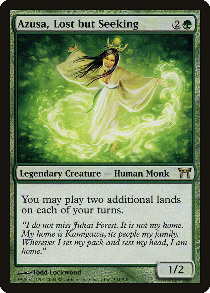 Azusa, Lost but Seeking [Champions of Kamigawa] | The CG Realm