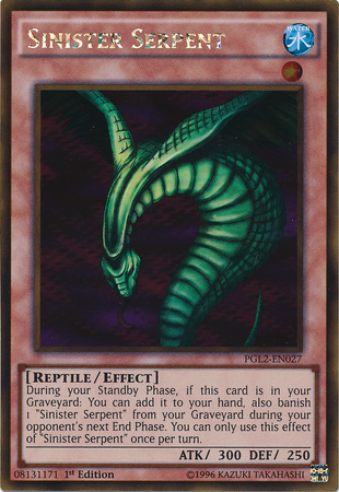 Sinister Serpent [PGL2-EN027] Gold Rare | The CG Realm