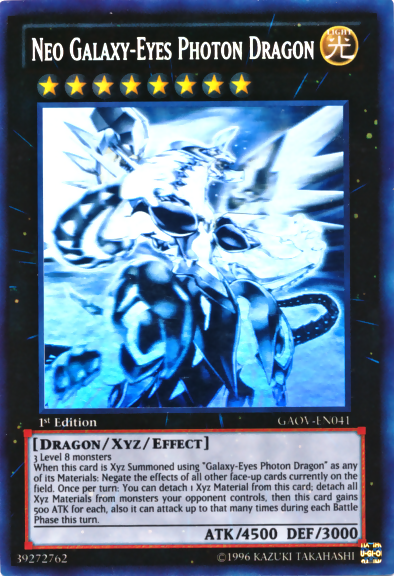 Neo Galaxy-Eyes Photon Dragon [GAOV-EN041] Ghost Rare | The CG Realm