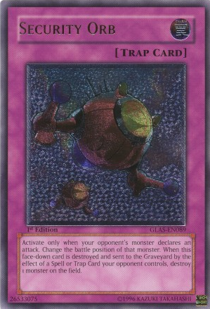 Security Orb [GLAS-EN089] Ultimate Rare | The CG Realm