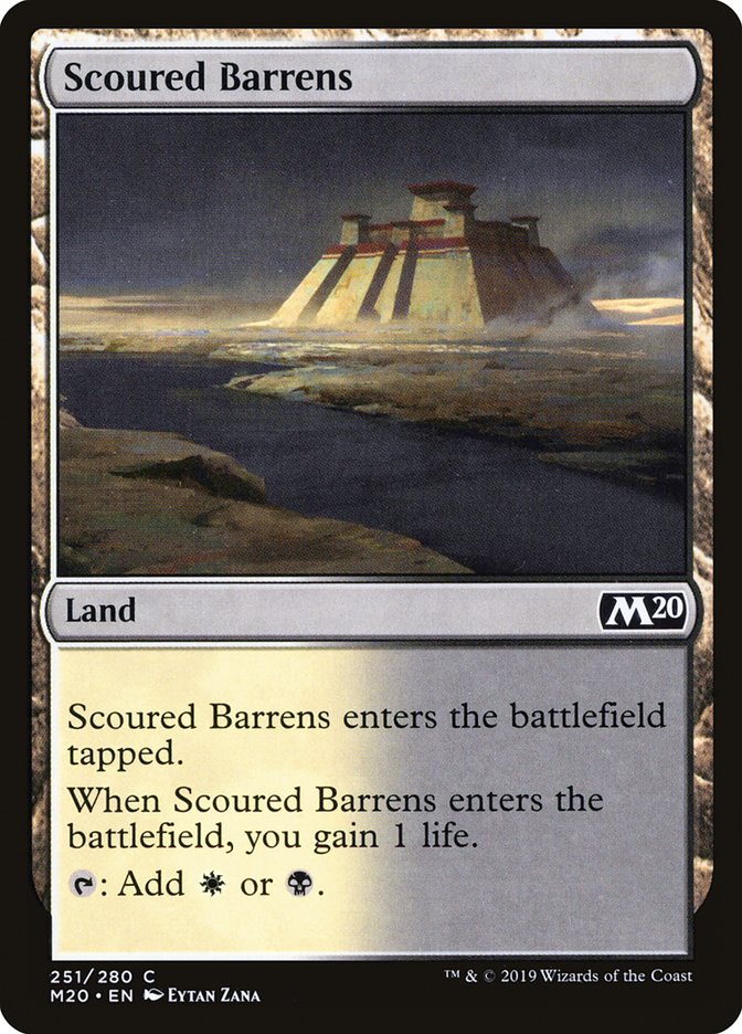 Scoured Barrens [Core Set 2020] | The CG Realm