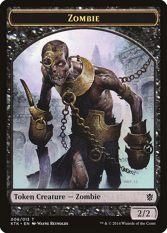 Zombie Token [Khans of Tarkir Tokens] | The CG Realm