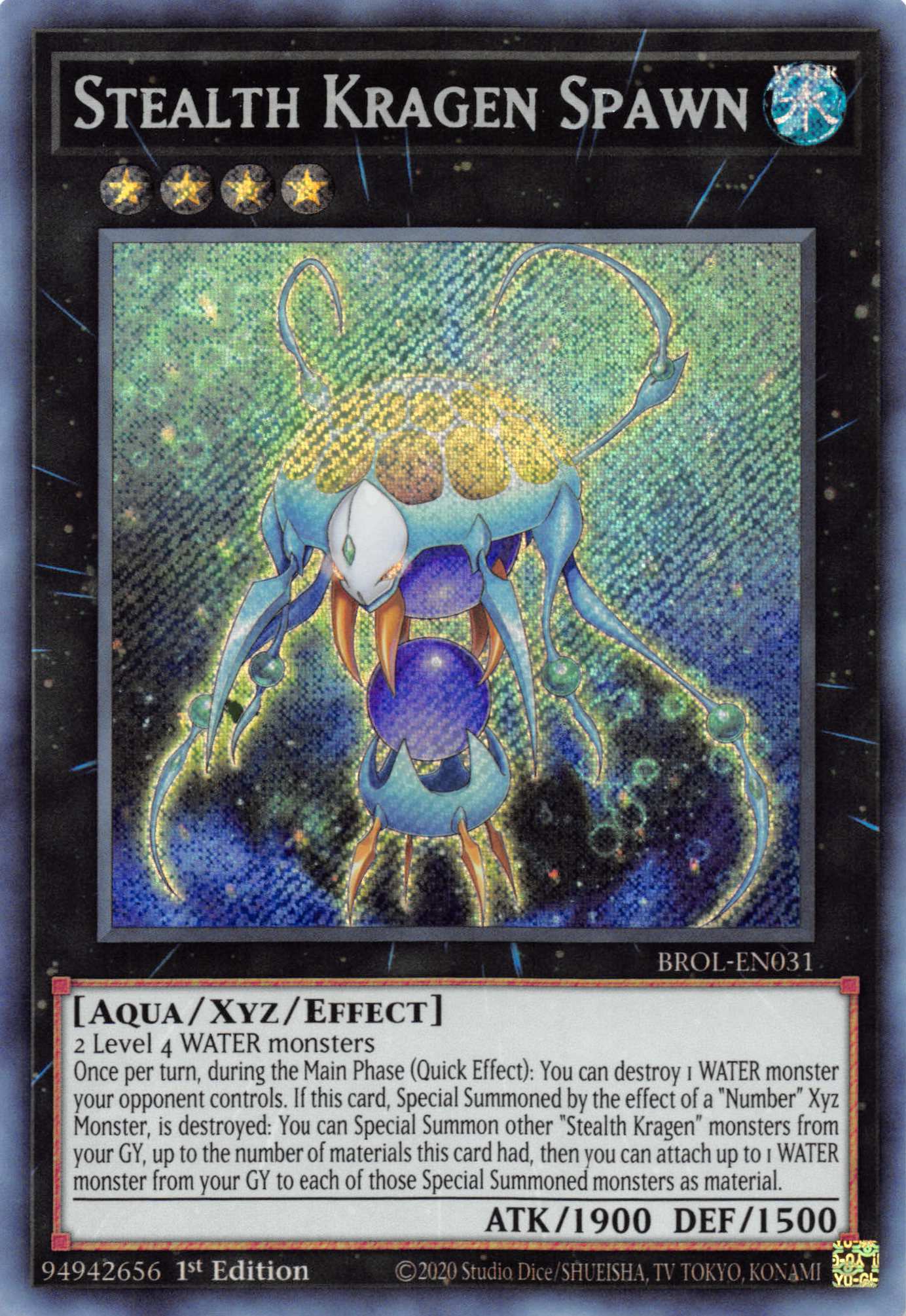 Stealth Kragen Spawn [BROL-EN031] Secret Rare | The CG Realm