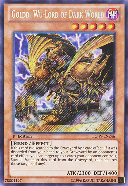 Goldd, Wu-Lord of Dark World [LCJW-EN246] Secret Rare | The CG Realm