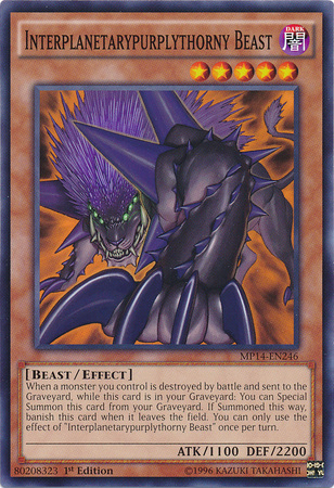 Interplanetarypurplythorny Beast [MP14-EN246] Common | The CG Realm