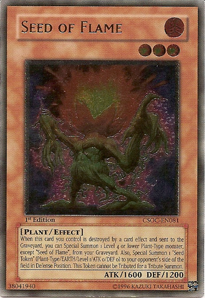 Seed of Flame (UTR) [CSOC-EN081] Ultimate Rare | The CG Realm